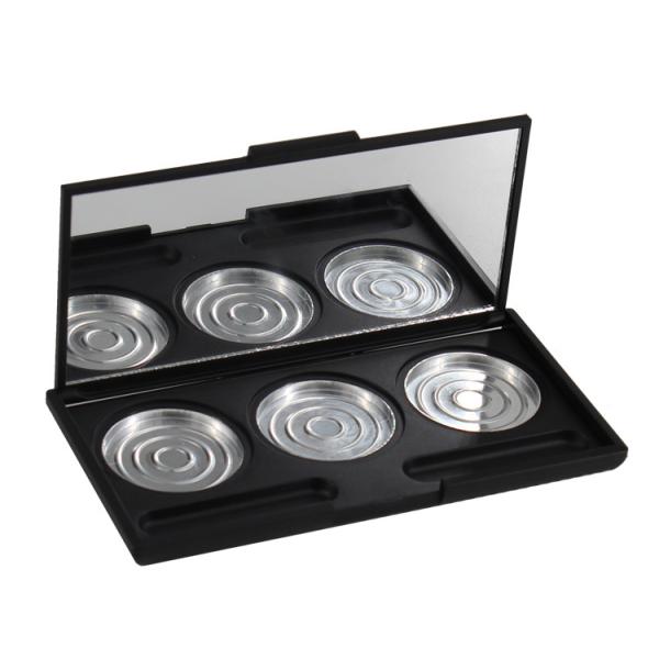 Professional Custom Empty Makeup Palette Case 36mm Pan With 3 Holes