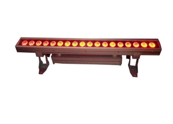 Lúmen alto 6 em 1 luz da lavagem da parede do diodo emissor de luz 18pcs x 18W impermeável