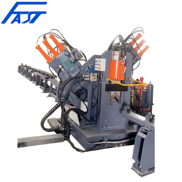 China Manufacturer CNC Iron Angle Tower Punching Cutting Production Line JX2532 Patent Product