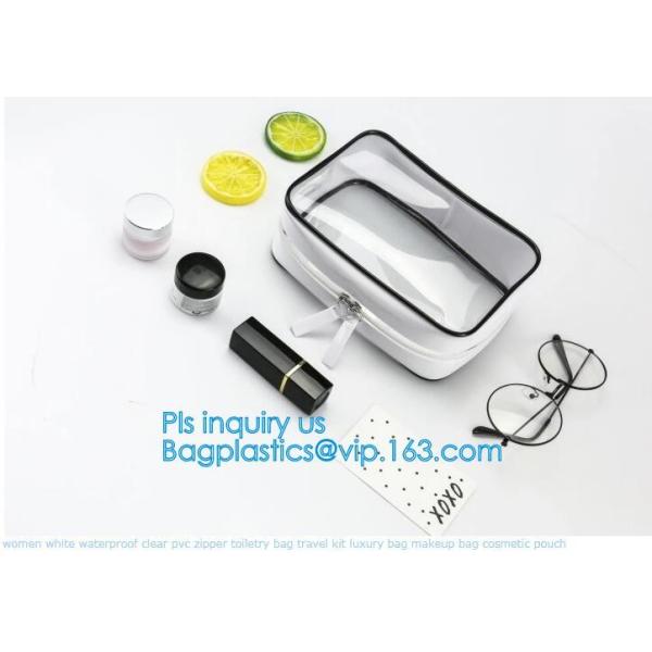 Cosmetic Bag Make up Organizer Bag Waterproof PVC Makeup Bag, travel clear pvc makeup bag cosmetic bag, vacation beach p