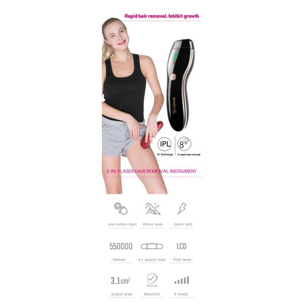 LED Display Depilador IPL Laser Hair Removal Device Epilator AC100V-240V 50/60Hz