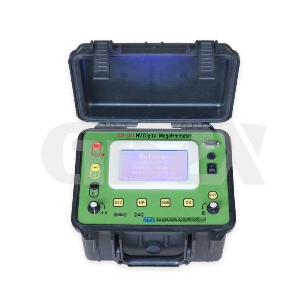 Equipamento de teste ajustável da resistência da isolação da tensão do controle 5KV do microcomputador