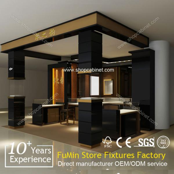 LED light jewelry display showcase,display cabinet and showcase for jewelry shop