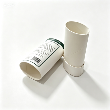 Recyclable And Sustainable Paper Tube Box Ellipse For Various Packaging