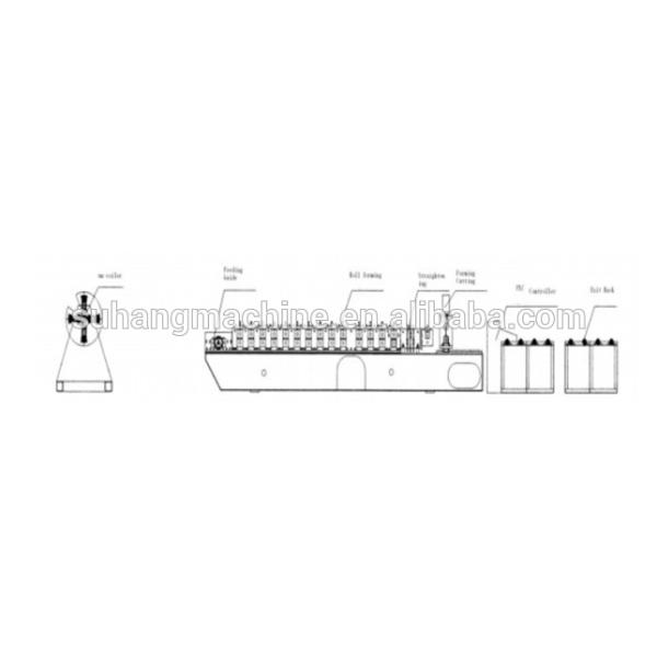 крен демфера огня регулятора звука 150mm*150mm формируя машину с гидравлический пробивать