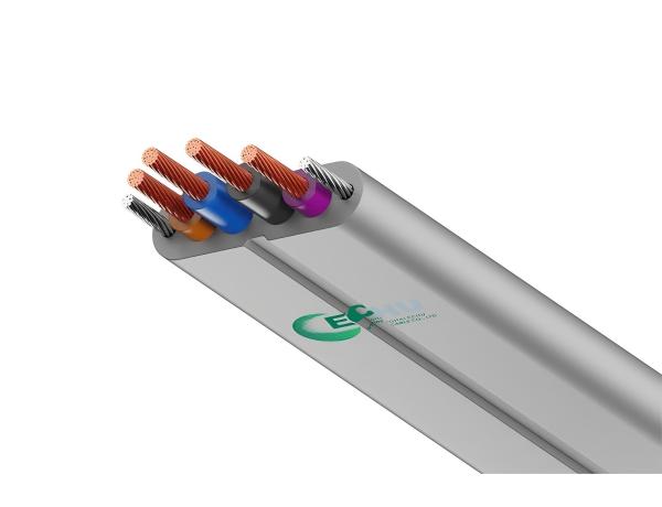 ECHU Flat Crane Cable ,crane cables, lifter cable, Flat lifter cable with steel supporting, ECHU Cable