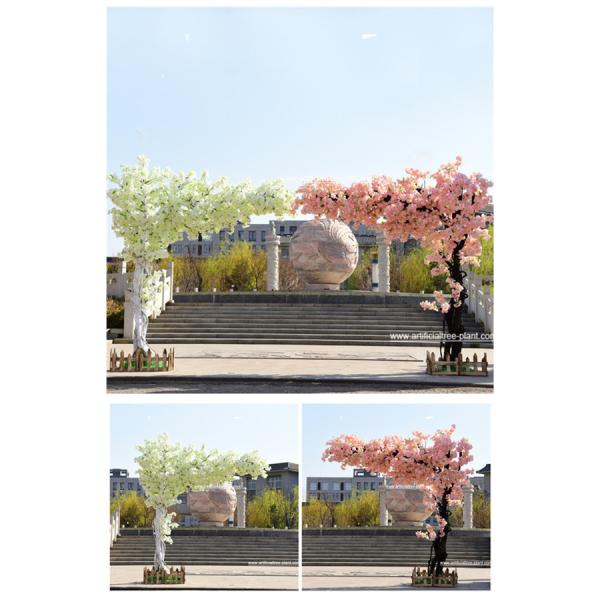 1 Side 2.5m Artificial Blossom Tree Silk Flowers Wedding For Park Decoration
