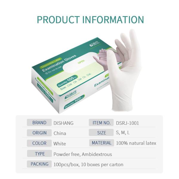 Surgical Sterilized Disposable Medical Latex Gloves