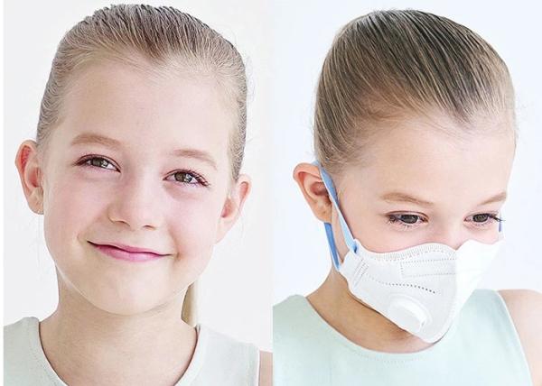 Foldable Disposable Kids Hospital Mask , Non Woven Baby Dust Mask N95 Children
