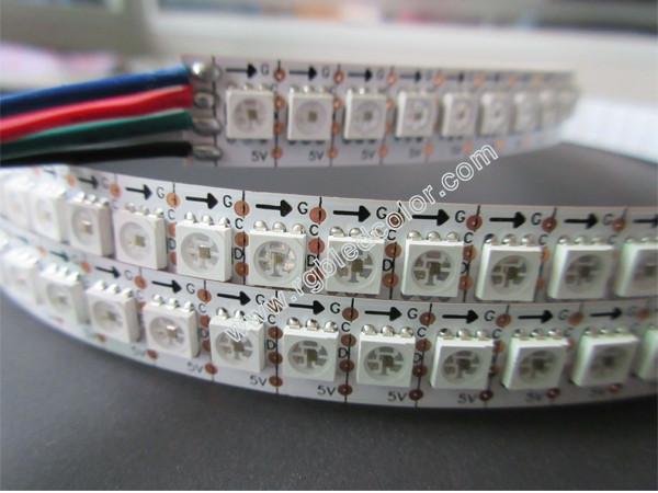 programmable color changing led strip 144 pixels per meter apa102