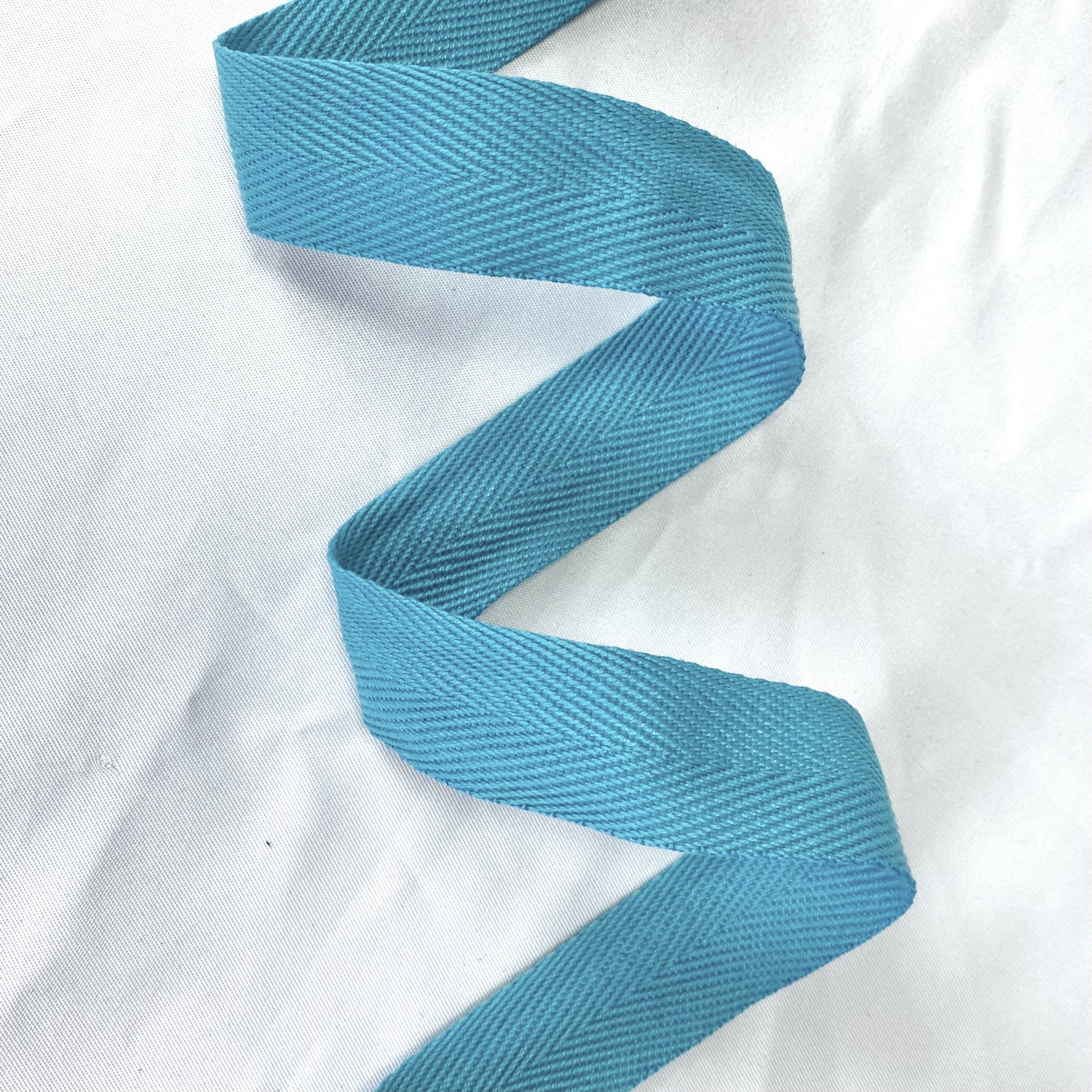 Herringbone polyester-cotton webbing Various colors Backpack strap Belt Handbag strap
