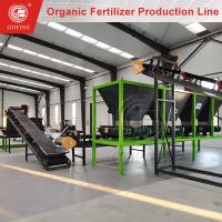 Conjunto completo de linha de produção de fertilizantes orgânicos em pó