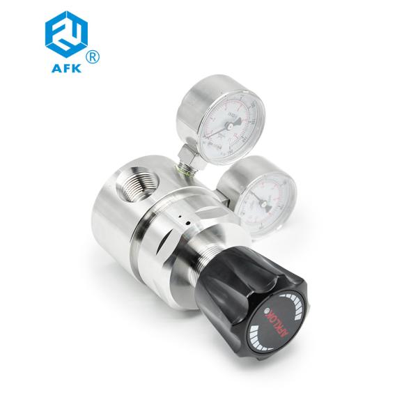 250psi Stainless Steel Low Pressure Regulator CO2 Oxygen Helium Nitrogen Gas Cylinder