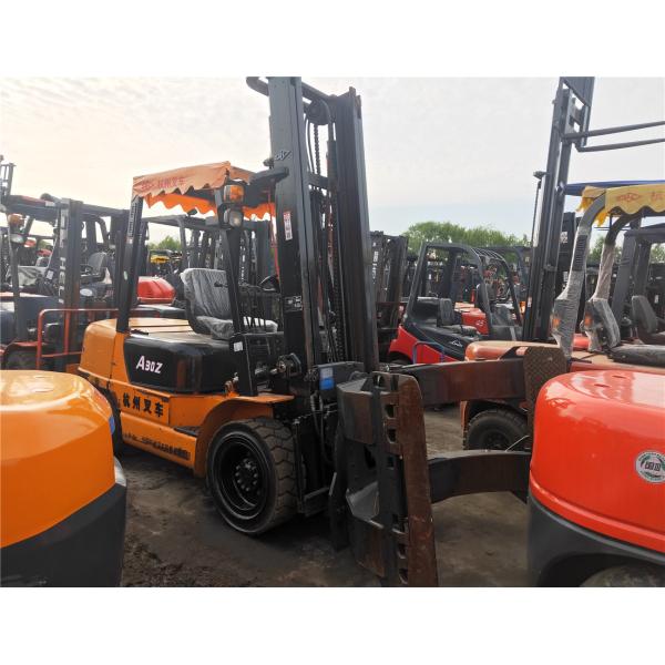                  Used China Hangzhou Manufactured Clamp Holder A30z Forklift in Excellent Working Condition with Amazing Price. Secondhand Hangzhou A30z Clip Forklift on Sale             