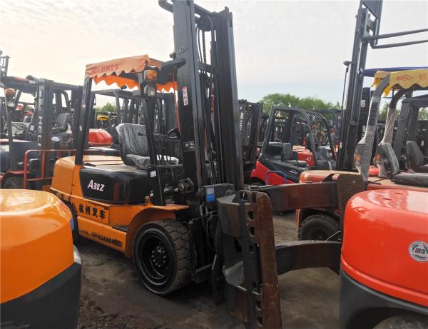                  Used China Hangzhou Manufactured Clamp Holder A30z Forklift in Excellent Working Condition with Amazing Price. Secondhand Hangzhou A30z Clip Forklift on Sale             