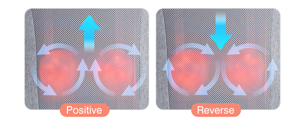 Shiatsu Lower Back Stretcher Vibrating Heating Massager Back Lumbar Support Therapy Massager