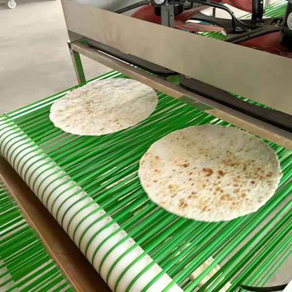 Máquina automática para fazer tortilhas Linha de produção de roti elétrica para venda