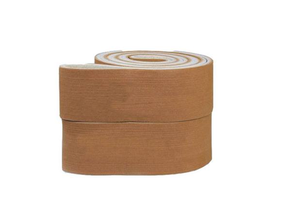 Brown Color Pbo Industrial Felt Fabric Seamless Belt For Aluminum Industry