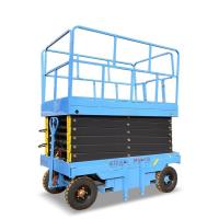 4-18m Skylift aéreo 6m 8m 10m 12m 14m Elevador móvel andaime Tela de elevador de tesoura