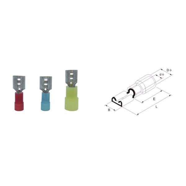 Electrical Nylon Brass Connector Automotive Wire Cable Terminal Free Sample