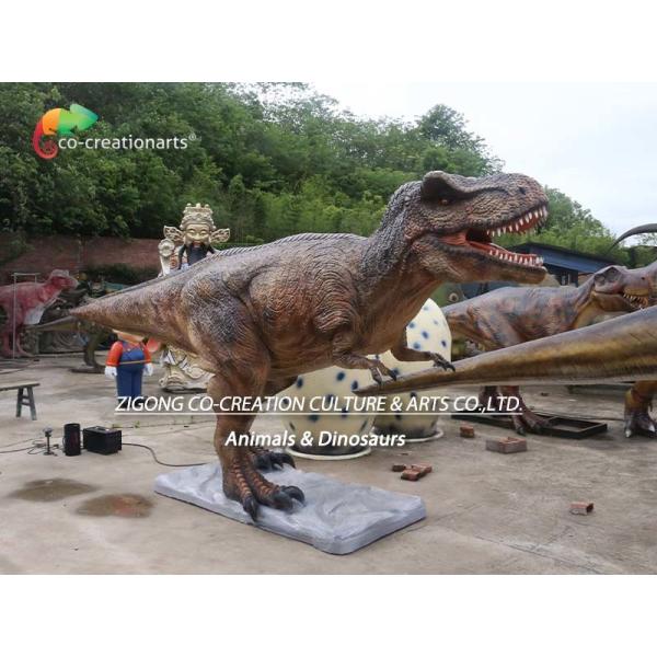 Life Size Animatronic Dinosaur T-Rex Realistic Dinosaur Model For Amusement Park