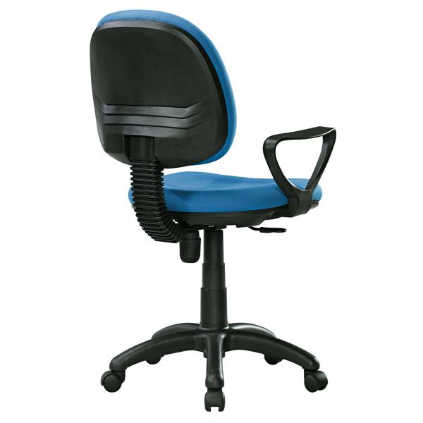 Economic High Back Fabric Office Chairs With Arms And Wheels PP FOOT