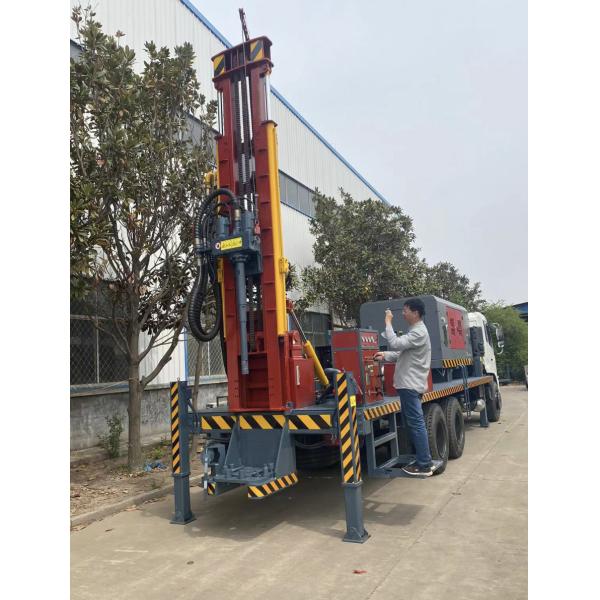 300 тележка буровой установки 6x4 воды m установила интегрированный компрессор воздуха