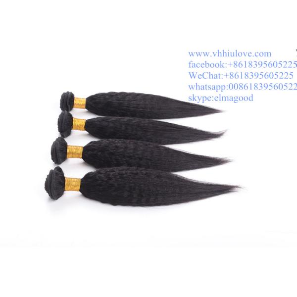 factory price Hair Weaves For Black Women Brazilian 6a kinky straight hair weaving