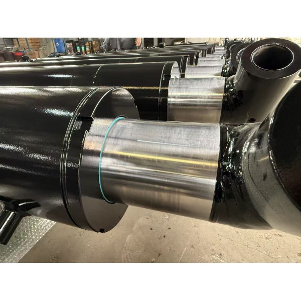 Customized Steel Hydraulic Piston Cylinder Double Acting With Hard Chrome Plated Surface