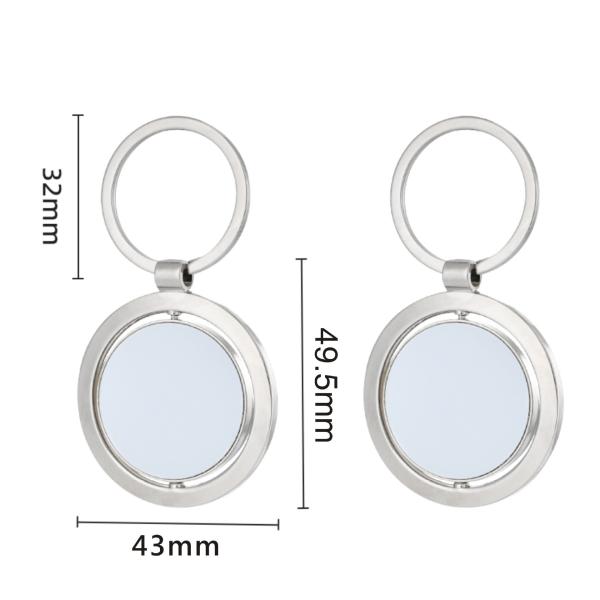 Blank Metal Sublimation Bottle Opener With Keychain DIY Sublimation Blank Keyring