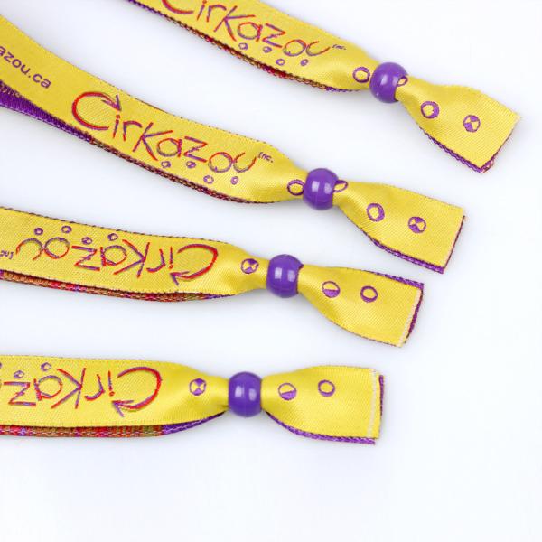 RFID Polyester Woven Wristband for Evening/Party/Festival and Gift ,wristband closoure