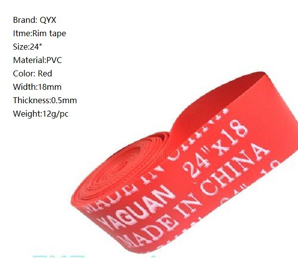 High Pressure Nylon PVC Material Rim Tape 12/14/16/20/22/24