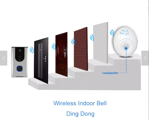 2018 Wifi Camera Long Range Wireless Video Doorbell Dog Barking Doorbell Deaf Doorbell Light / Bell for Front Door