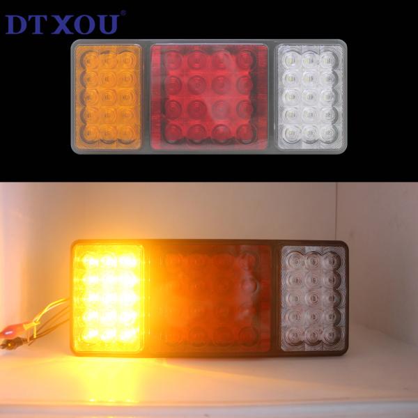 Universal LED Rear Tail Brake Turn Indicator Stop Reverse Light for ATV Truck Indicator