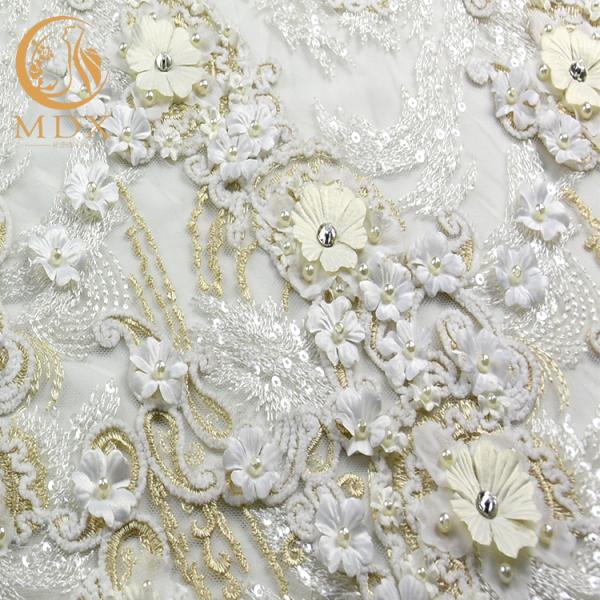 Материал шнурка Sparkly стразов Bridal/французская ткань платья свадьбы шнурка