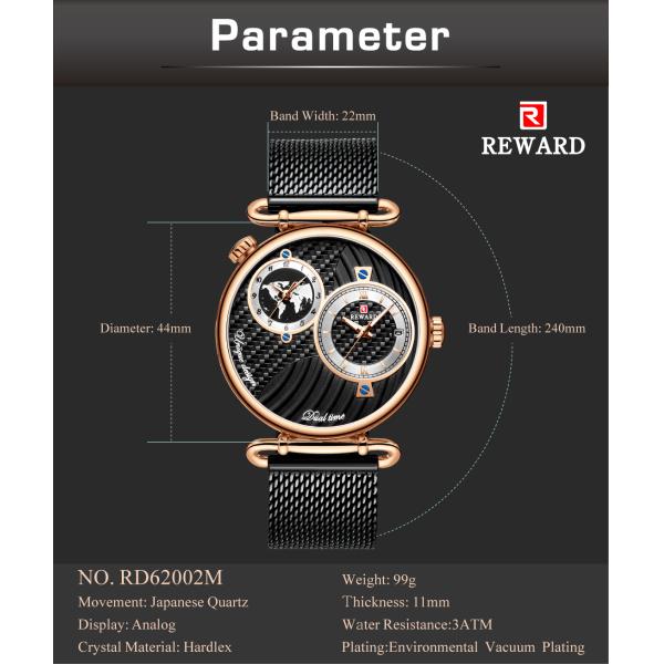 Chinese Two Movement Stainless Steel Caseback Watch , Mens Waterproof Watches Alloy Case