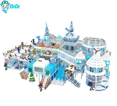 OEM Winter Themed Custom Soft Play Equipment Indoor Play Structure For Toddlers