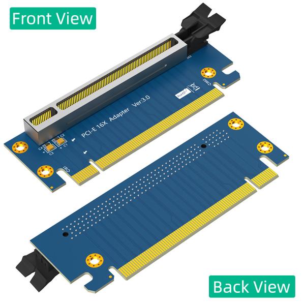 Pci-E 16x Riser Card PCI Express 3.0 16X Расширительный кабель 90 градусов Высокоскоростная Riser Card