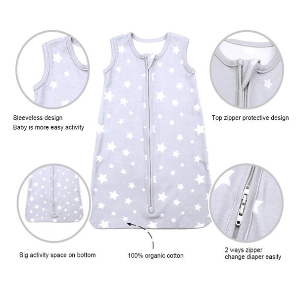 3 Layers Baby Sleep bag Gift packed Customized Baby Sleeping Bag 100% Cotton Baby Sleep Sack