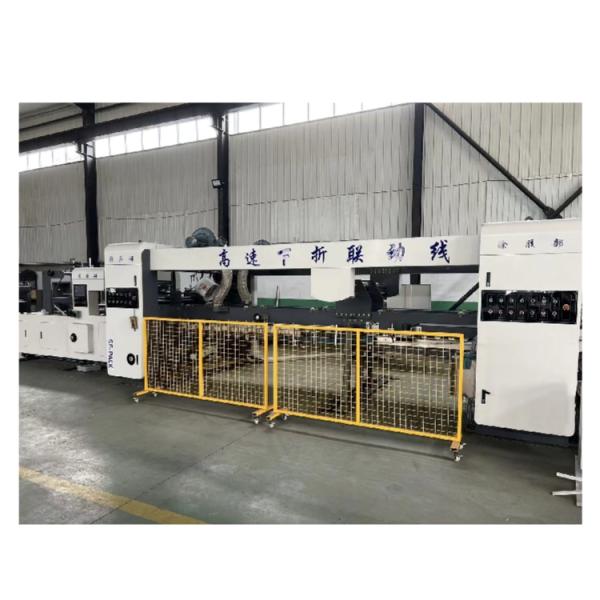 5500 KG Automatic Flexo Printer Slotter Die Cutter Inline Folder Gluer Machine For Corrugated Box Machine Ffg Case Maker Machine