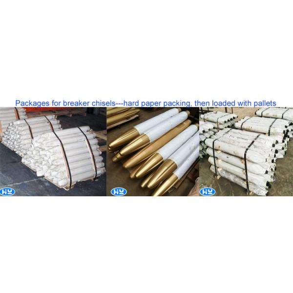 Зубило выключателя утеса шпинделей сверлильного станка 40-45t выключателя экскаватора 40CRMO 185mm гидравлическое