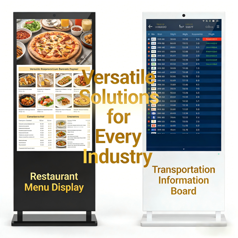 32 Inch Vertical Digital Signage Kiosk , Touch Screen Digital Signage Display