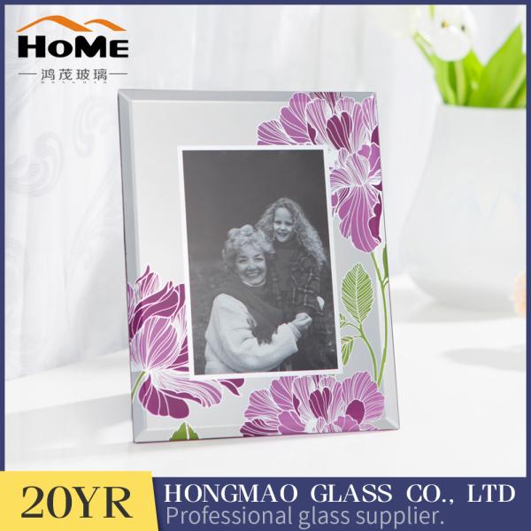 Sizes 180*230*15MM Beautiful Family Photo Frames , Small Glass Photo Frame