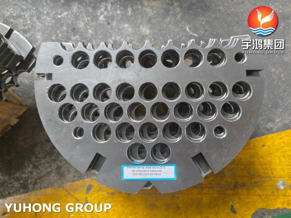 ASME SA516 Grade70N シェルとチューブ熱交換器用炭素鋼バフル