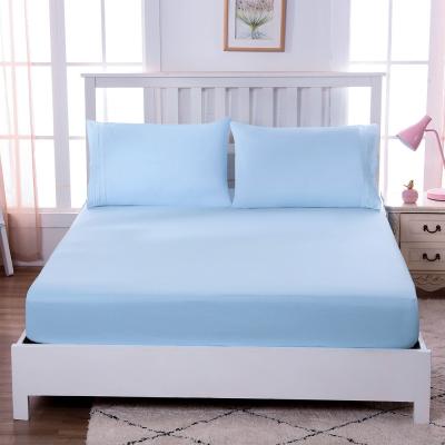 Soft 300 Thread Count Cotton Bed Sheet Set Breathable Bed Sheets In Various Colors
