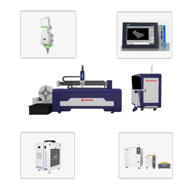 Hanli Water Chiller Cooling System 1500mmX3000mm Working Area 3015 CNC Fiber Laser Cutting Machine for Sheet and Tube Cutting
