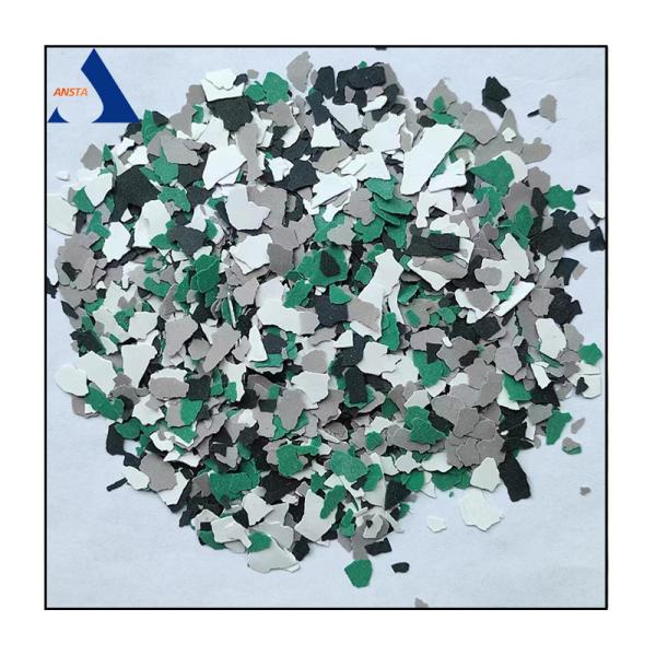 Spray Application Method Vinyl Flake Floor for Anti-slip Toilet Floor