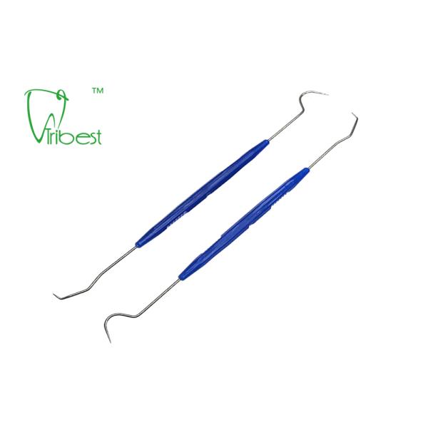 Double Head Plastic Periodontal Probe Oral Examination Kit