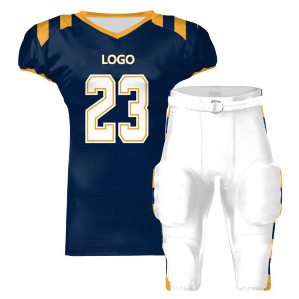 Breathable Youth Printed Football Jersey Kits Anti UV Quick Dry