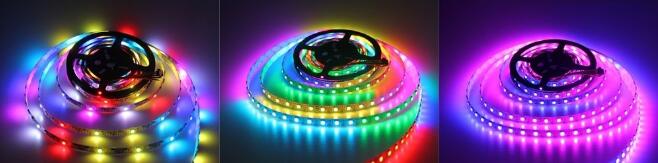 Multi функции света прокладки внутреннее WS2812B СИД RGB индивидуально Addressable WS2811 IC